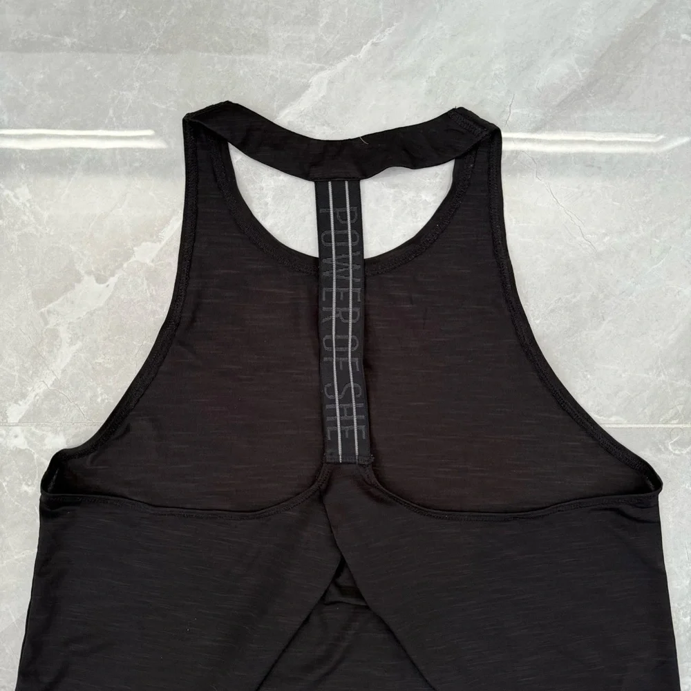 NWOT Women's Athleta Power Of She Heathered Tank Top Workout Athleisure Small - Picture 9 of 15